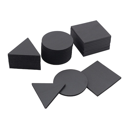 Master Magnetics Magnet Source .08 in. L X 1.25 in. W Black Flexible Magnetic Shapes 30 pc 07257
